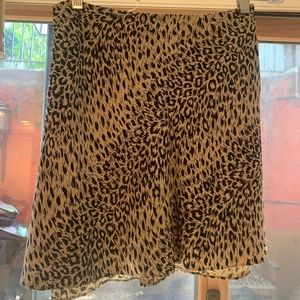 & Other Stories leopard print skirt